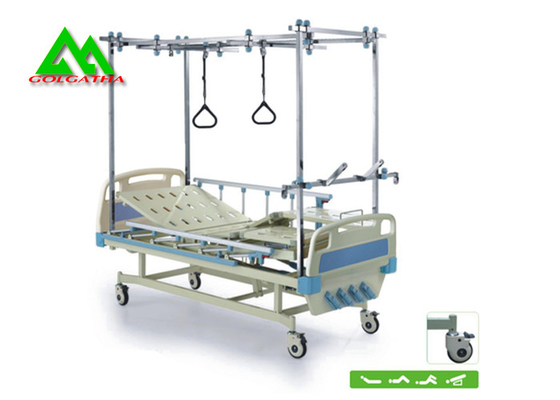 China Cama ortopédica da tração do quadro do metal do hospital para os cuidados de enfermagem ajustáveis fornecedor