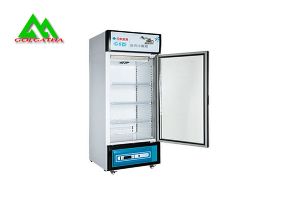 China O congelador ereto médico do equipamento de refrigeração da única porta para mantém a medicina fornecedor