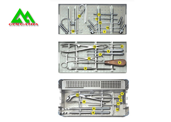 China Abaixe o titânio ortopédico dos instrumentos da fixação da fratura dos membros/material de aço inoxidável fornecedor