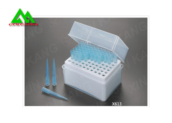 China A caixa plástica da ponta da pipeta médica e o laboratório fornecem a cor personalizada reciclável fornecedor