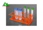 Cremalheira colorida material do tubo de centrifugador dos PP, ISO plástico do CE do suporte do tubo de ensaio fornecedor